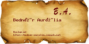 Bednár Aurélia névjegykártya